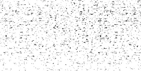 Rough, irregular texture composed of monochrome geometric elements. Overlay distressed grunge background. Abstract vector illustration. Isolated on white background. EPS10