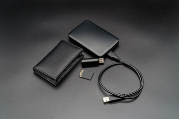 Festplatte, USB-Stick, SD-Karte