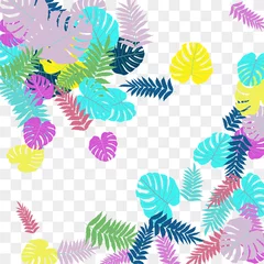 Zelfklevend Fotobehang Tropical pattern. © niko180180