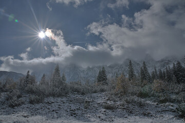 Wintertraum in den Alpen