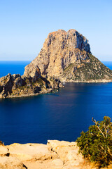 Mountain Es Vedra. Ibiza, Balearic Islands, Spain