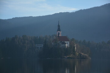 Obraz premium bled castle country