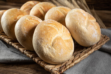 Fresh bread for breakfast.