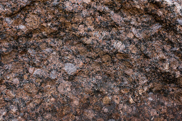 motley pattern of granite stone