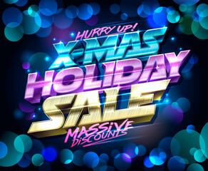 X-mas holiday sale, massive christmas discounts