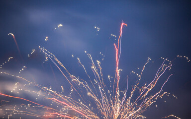 fireworks in the sky