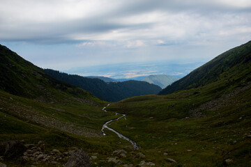 Landscape in the mountains