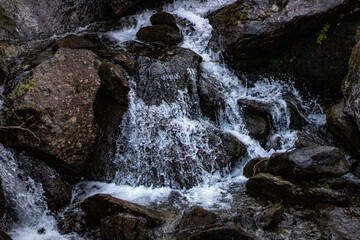 Waterfall in the mountains