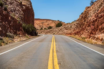 Fototapete Route 66 The Route 66 in California. American countryside landscape.  © Volodymyr
