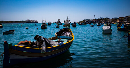 Fototapeta na wymiar Maltese boats