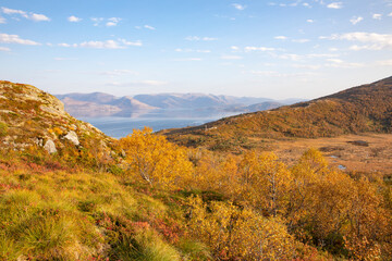 Hiking in the mountains, Northern Norway