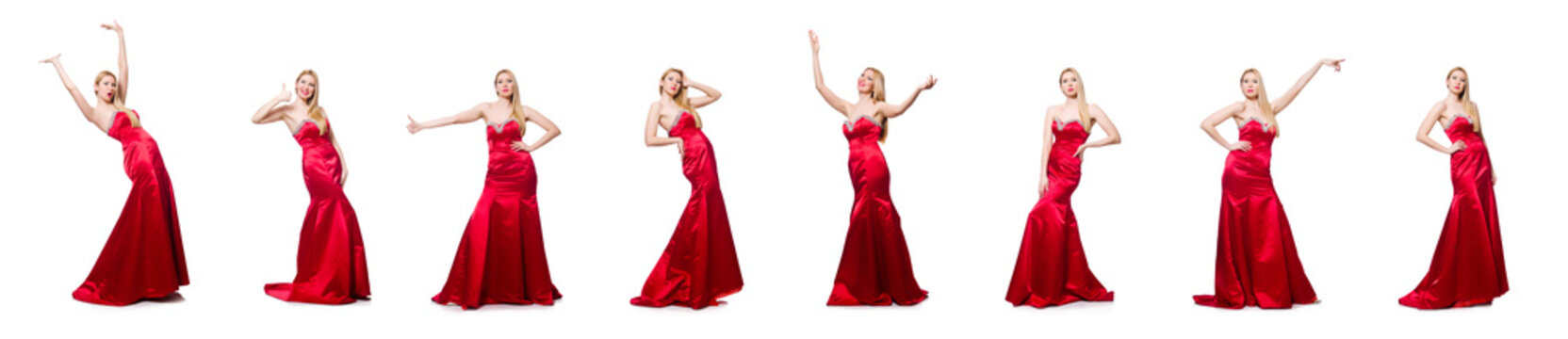 Woman in fashion clothing concept