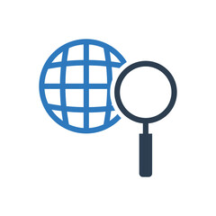global internet search icon