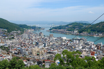 Obraz premium 尾道市俯瞰
