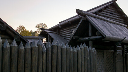 old wooden house