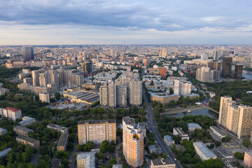 Moscow from a bird's eye view