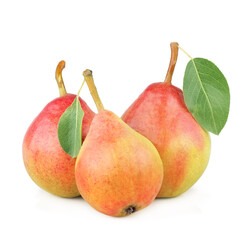 Pears isolated on white background