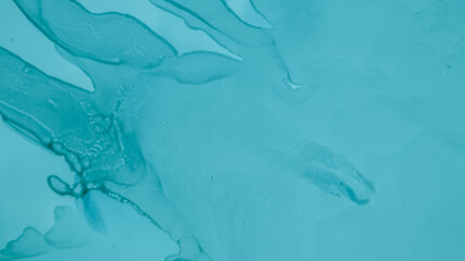 Fototapeta premium Watercolour Color Wallpaper. Green Pastel Flow 