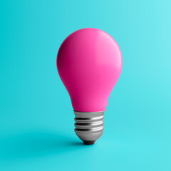 3d illustration of light bulb isolated