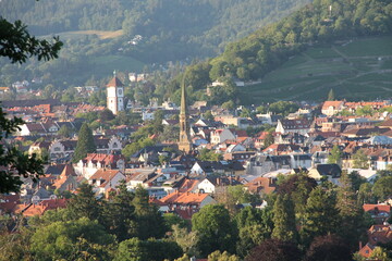 view of the city