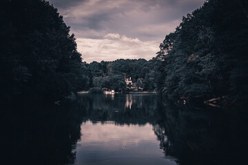 Obraz premium sky on the lake