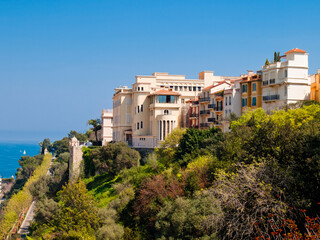 Obraz premium Buildings in Principality of Monaco