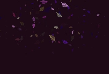 Light Pink, Green vector hand painted backdrop.