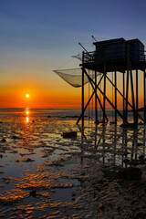 fisherman's huts French Atlantic coast 