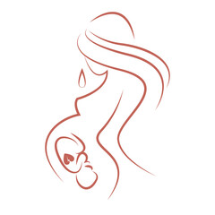 pregnancy loss, abortion, Miscarriage concept. Woman is crying in hospital or clinic. She lost her child. Flat Vector illustration.