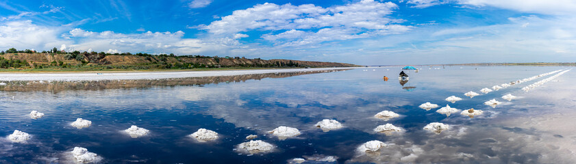 Kualnik salt bay in Odessa, Ukraine