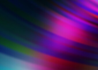 Dark Pink, Blue vector backdrop with long lines. Lines on blurred abstract background with gradient. Pattern for business booklets, leaflets.