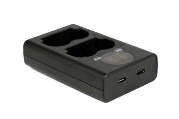 battery charger on white
