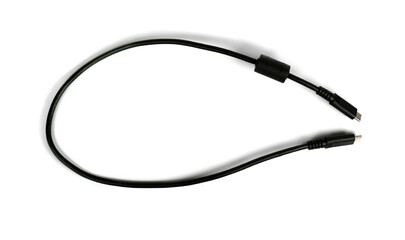 type-c wire on white