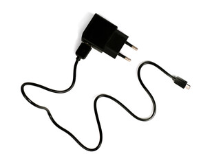 charger supply on white