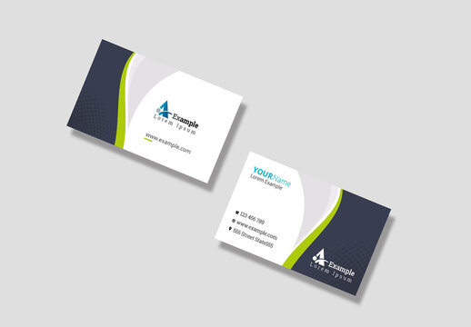 Quote Brand Business Card Layout