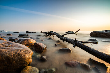 Rocky coast of the Baltic Sea