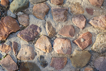 texture of decorative stone floor covering