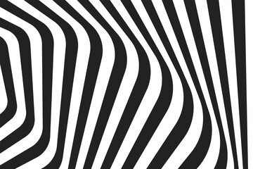 Geometric classic with diagonal black and white stripe line background