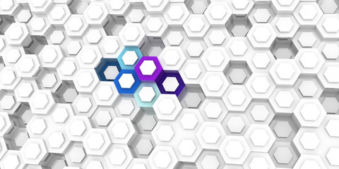 Abstract polygonal 3d background