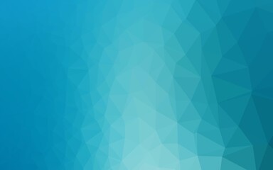 Light BLUE vector blurry triangle texture. A sample with polygonal shapes. Polygonal design for your web site.
