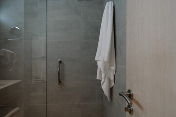 Towel in bathroom