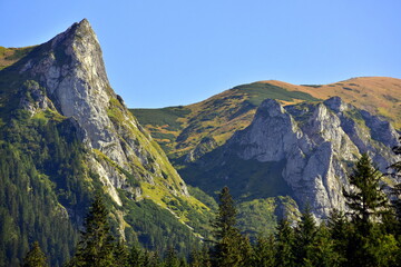 Kopa Kondracka i  Wyżnia Kondracka Przełęcz, Tatry Zachodnie jesiennie