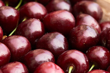 cherry ripe sweet viburnum cherry background