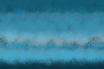 Blue spray paint ink texture. Graffiti painting on the wall. Street art and vandalism. Digitally airbrushed paper background.