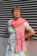 Frau, Portrait, best ager, Haare, Gesicht, Mensch, Blick