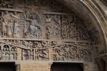 tympan du jugement dernier de Conques