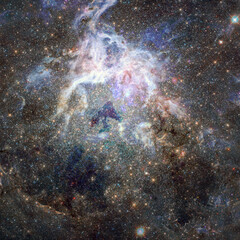 Deep space. Elements of this image furnished by NASA