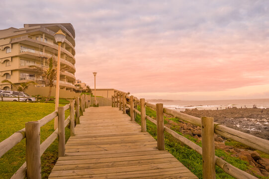 Ballito bay and rocky dolphin coast beach in Durban South Africa
