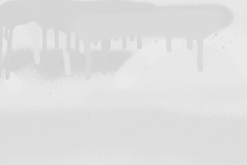 White spray paint ink texture. Graffiti painting on the wall. Street art and vandalism. Digitally airbrushed paper background.