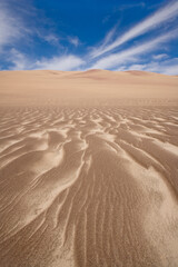 Fototapeta na wymiar Sand Dunes, Skeleton Coast, Namibia